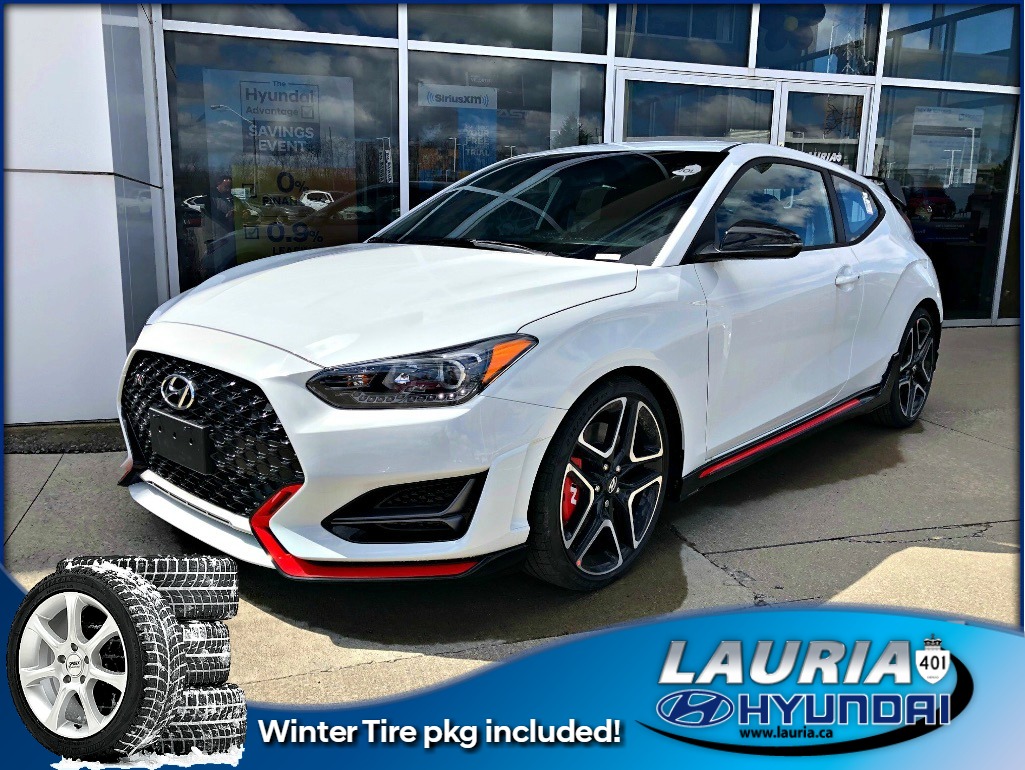 New 2019 Hyundai Veloster N Line Manual W Winter Tire Pkg